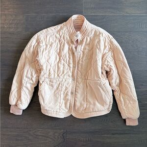 Pink/Peach Quilted Jacket